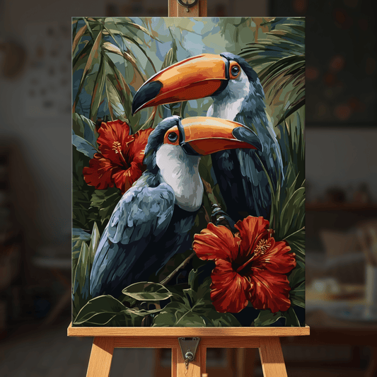 Paint by numbers - Twin Toucans - MyArt