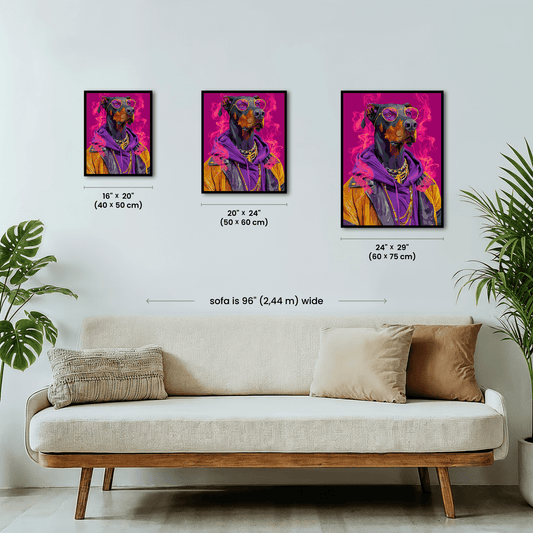 Paint by numbers - Urban Doberman - MyArt