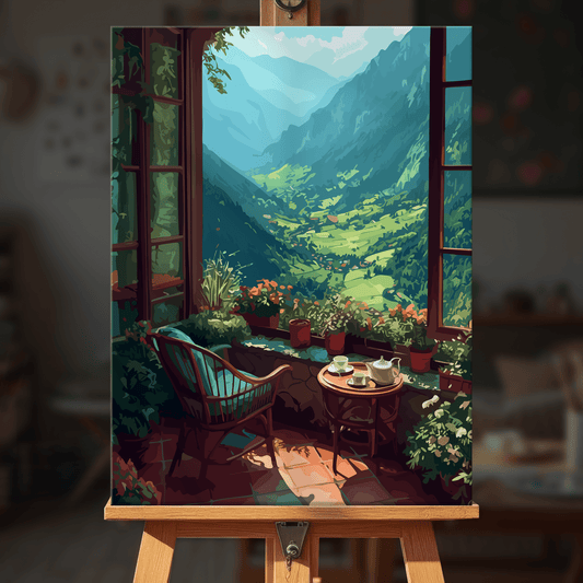 Paint by numbers - Valley Balcony - MyArt