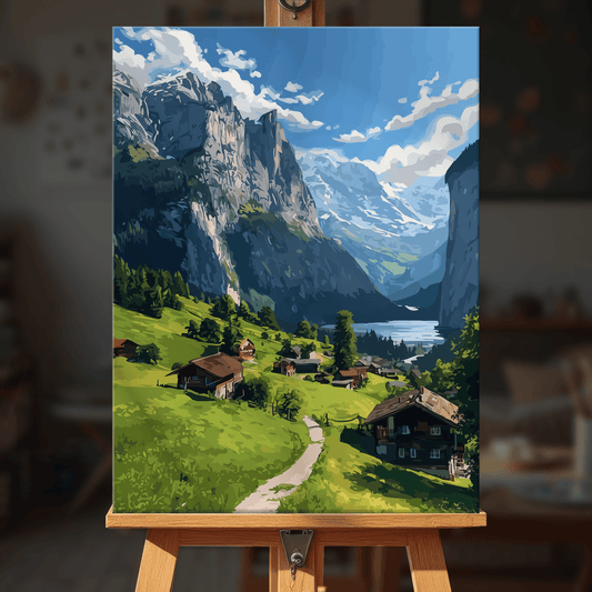 Paint by numbers - Valley Homes - MyArt