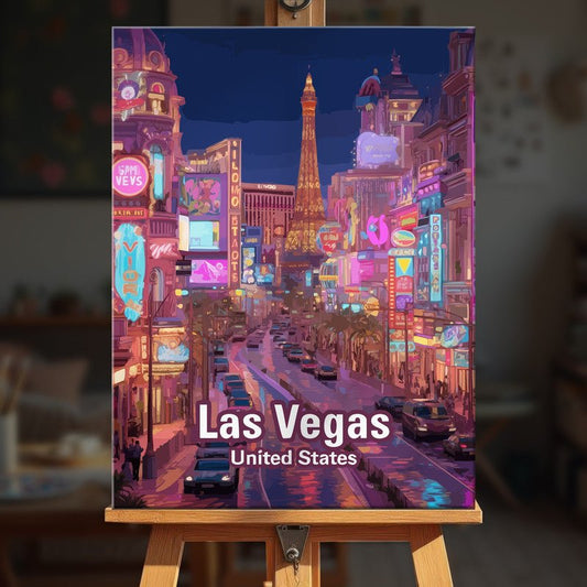 Paint by numbers - Vegas Strip - MyArt