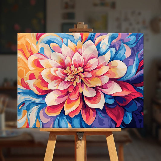 Paint by numbers - Vibrant Bloom - MyArt