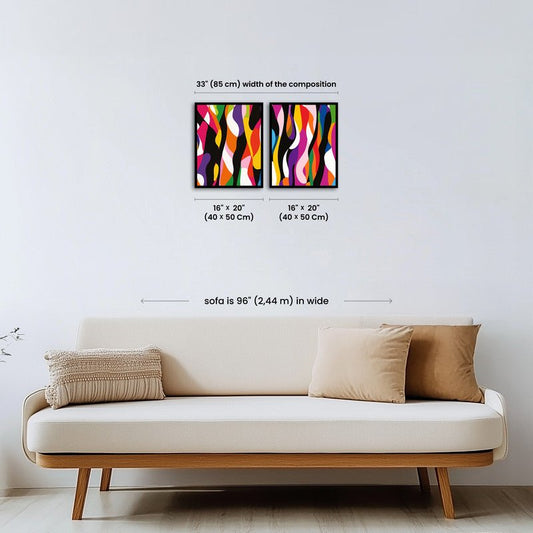 Paint by numbers - Vibrant Waves - MyArt