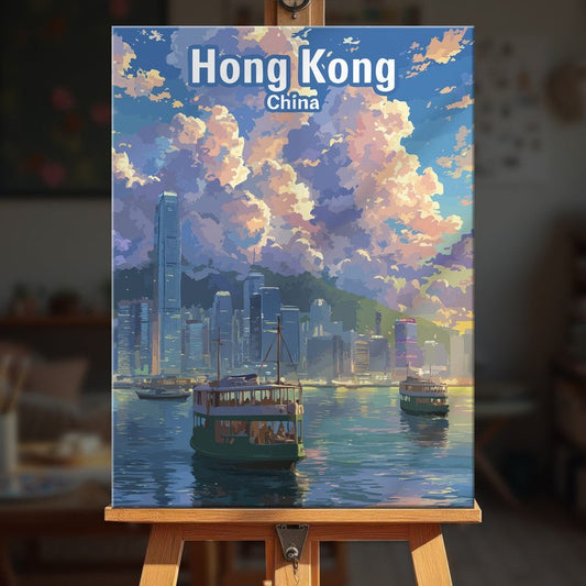 Paint by numbers - Victoria Harbor - MyArt