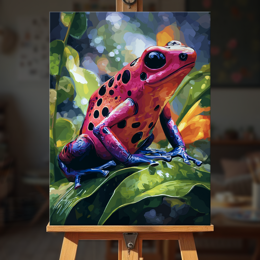 Paint by numbers - Violet Frog - MyArt