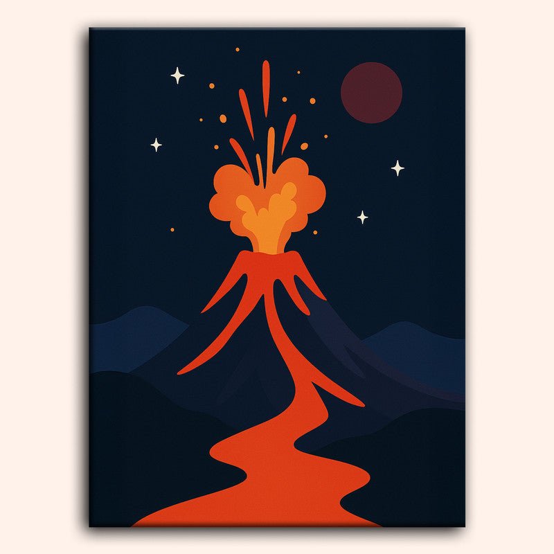 Paint by numbers - Volcanic Eruption - MyArt