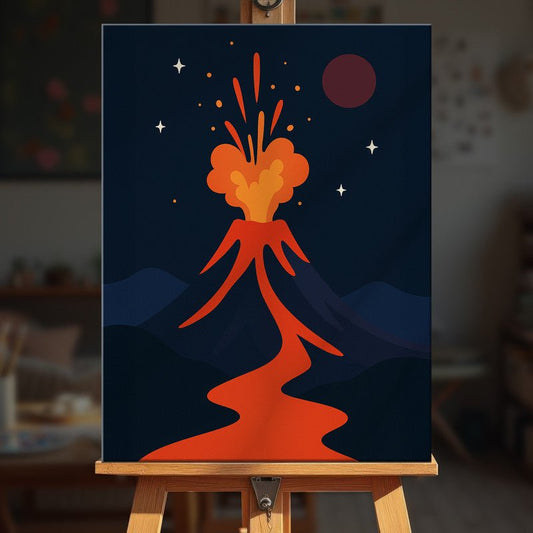 Paint by numbers - Volcanic Eruption - MyArt