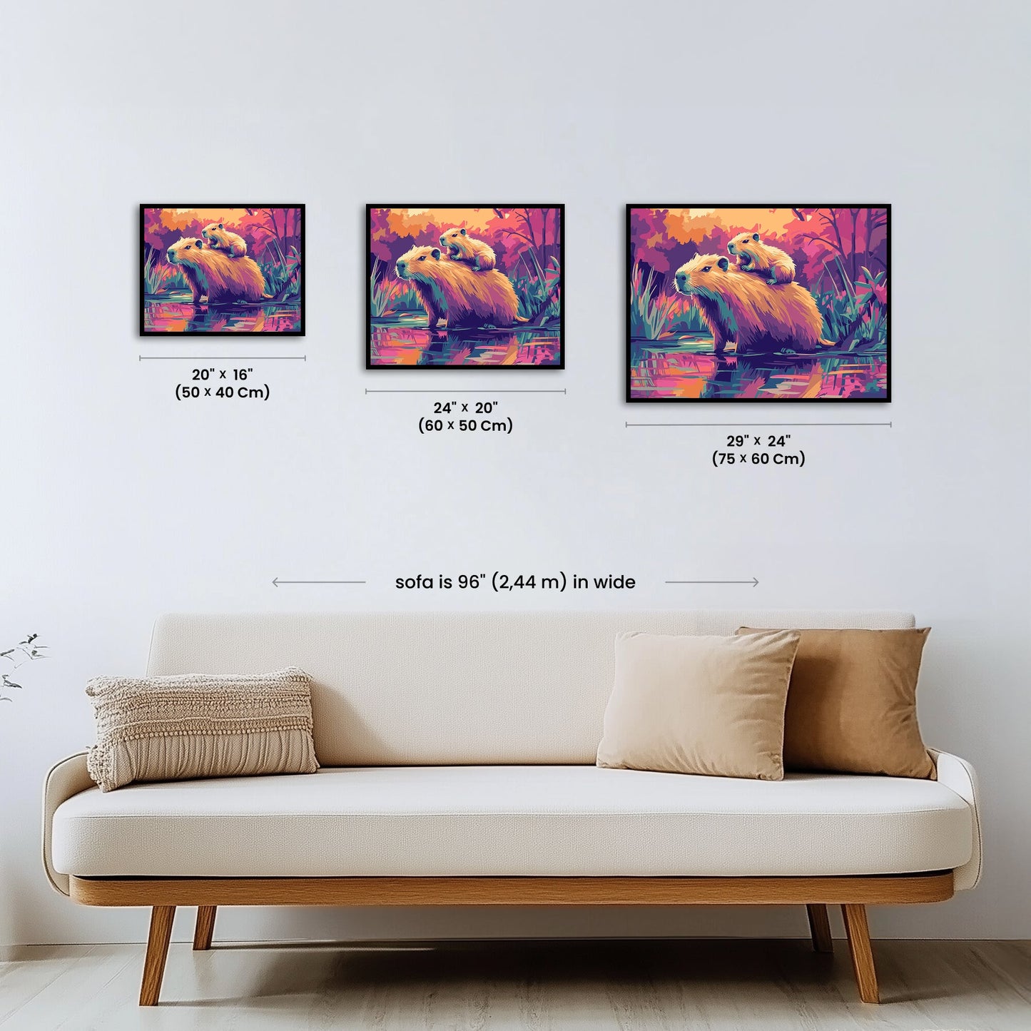 Paint by numbers - Capybara Companions - MyArt
