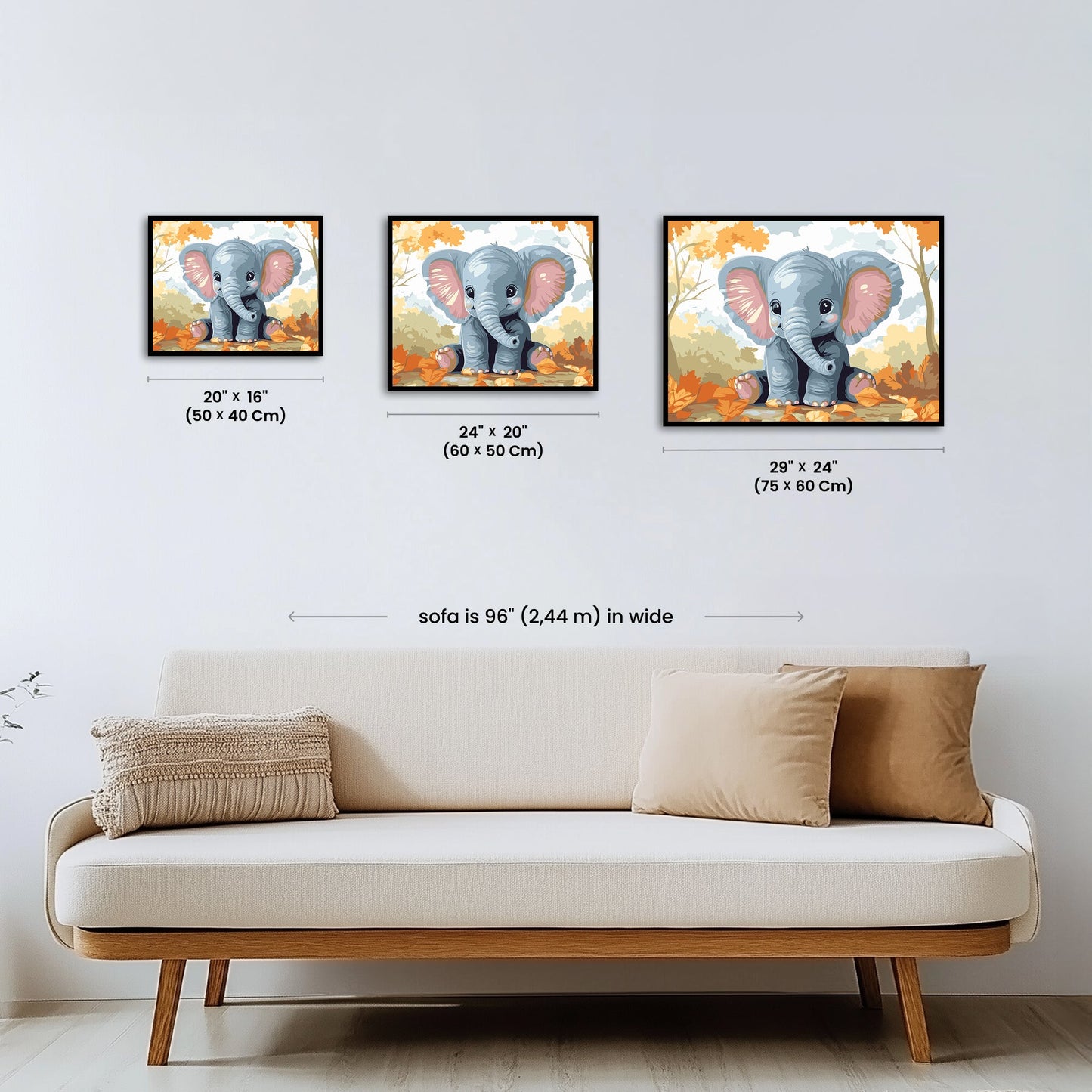 Paint by numbers - Charming Elephant - MyArt