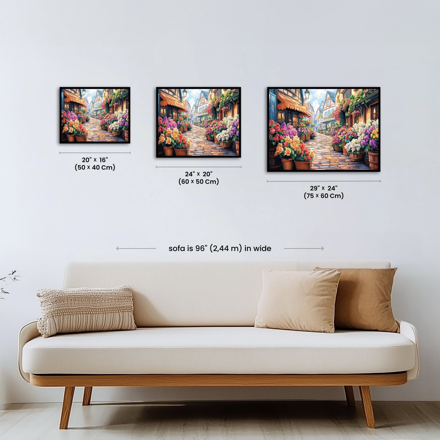 Paint by numbers - Flower Lane - MyArt