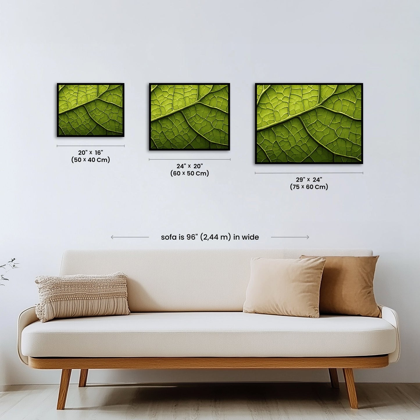 Paint by numbers - Greens Geometry - MyArt