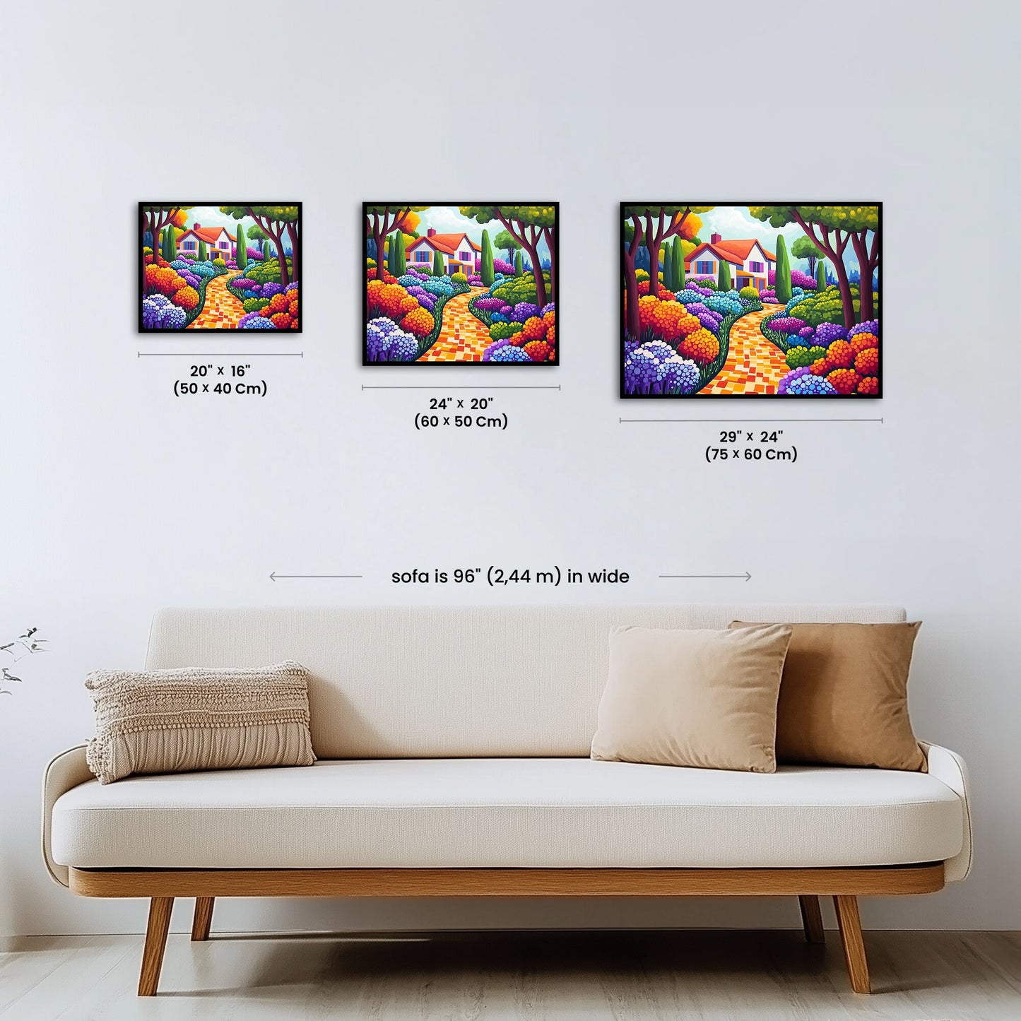 Paint by numbers - Rainbow Garden - MyArt