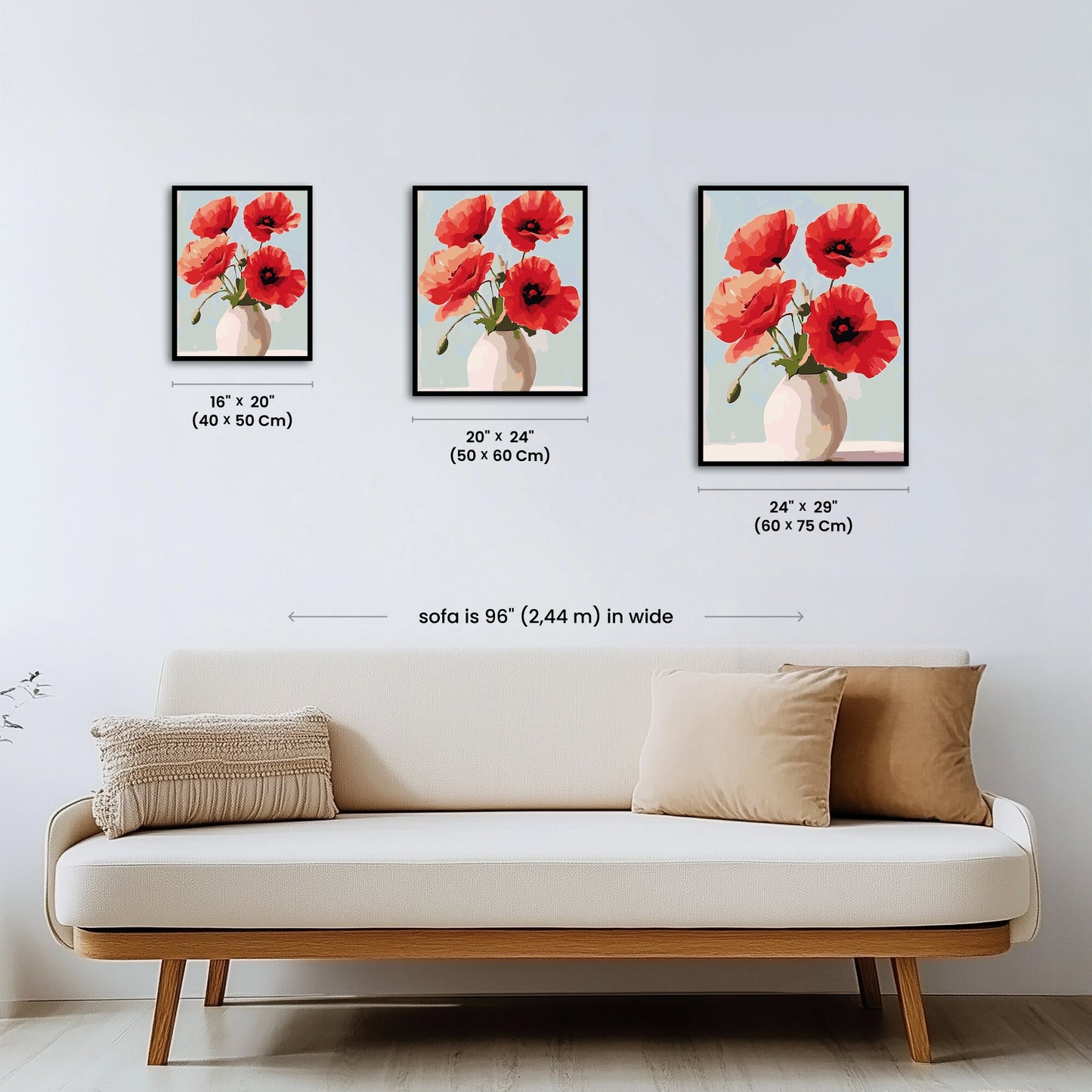 Paint by numbers - Red Serenity - MyArt