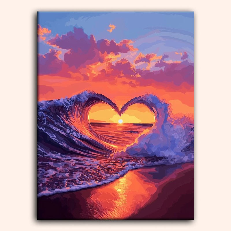 Paint by numbers - Wave of Love - MyArt