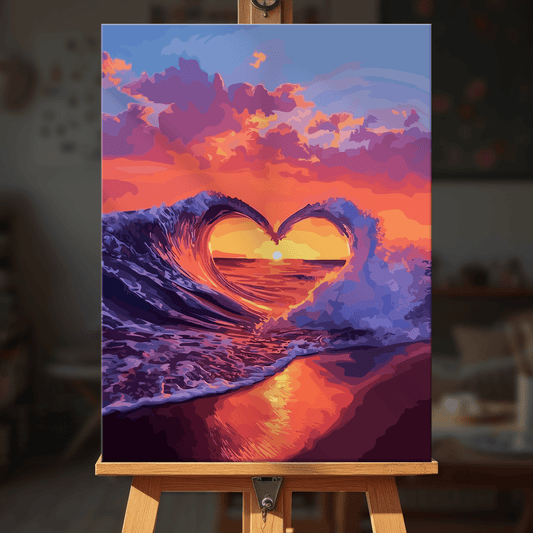 Paint by numbers - Wave of Love - MyArt