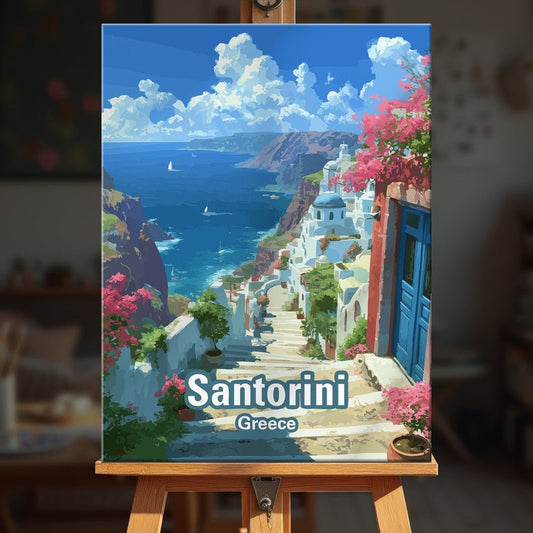 Paint by numbers - White Domes - MyArt