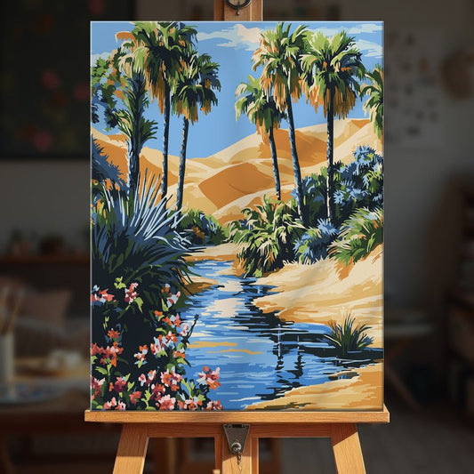 Paint by numbers - Winding Stream - MyArt