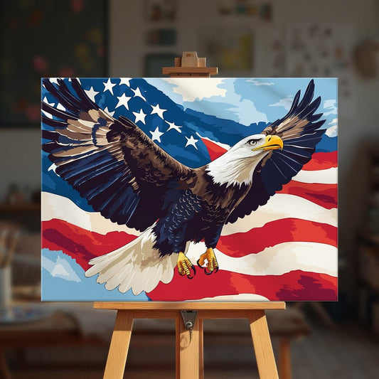Paint by numbers - Winged Patriot - MyArt