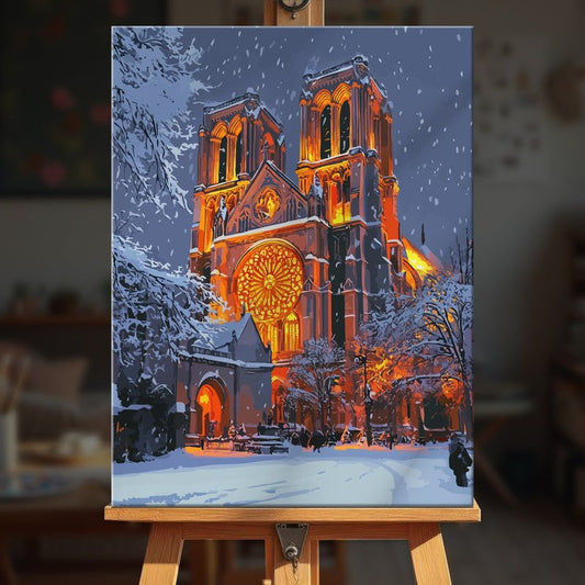 Paint by numbers - Winter Sanctuary - MyArt