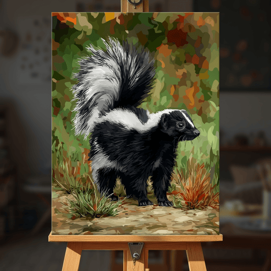 Paint by numbers - Woodland Skunk - MyArt