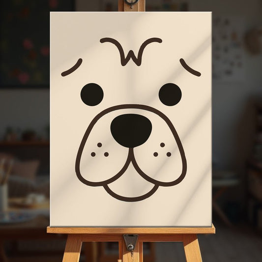 Paint by numbers - Worried Snout - MyArt