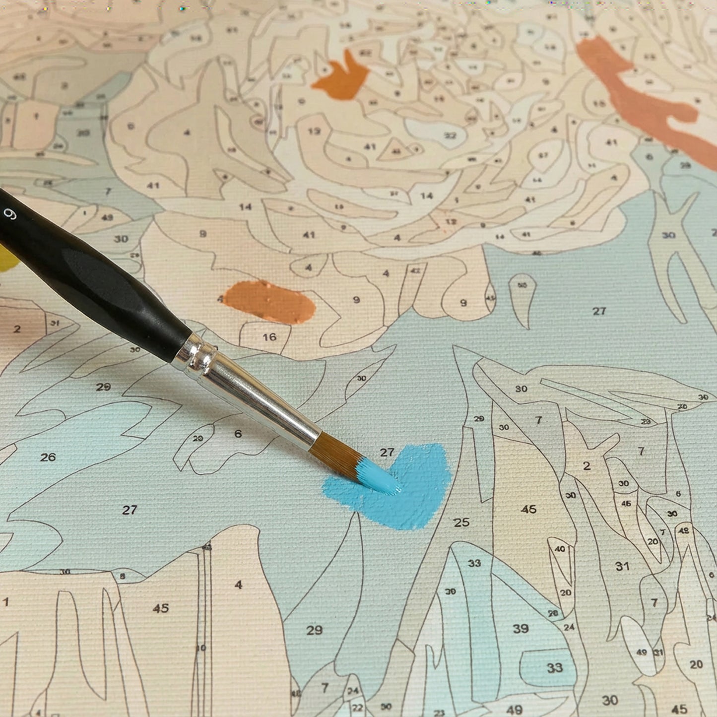 Ergonomic Black Brushes (Set of 10)