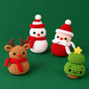 North Pole Mini Crew: Santa, a snowman, a reindeer and a little tree
