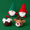 Winter Gnome Gathering: winter gnomes beside pudding and reindeer designs