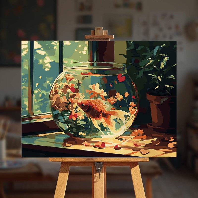 Paint by numbers - Golden Tranquility - MyArt