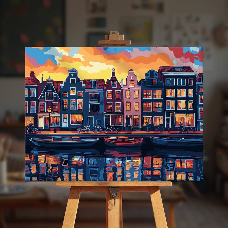 Paint by numbers - Canal Glow - MyArt