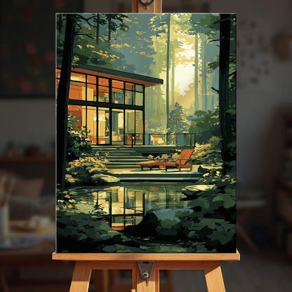 Paint by numbers - Forest Reflections - MyArt