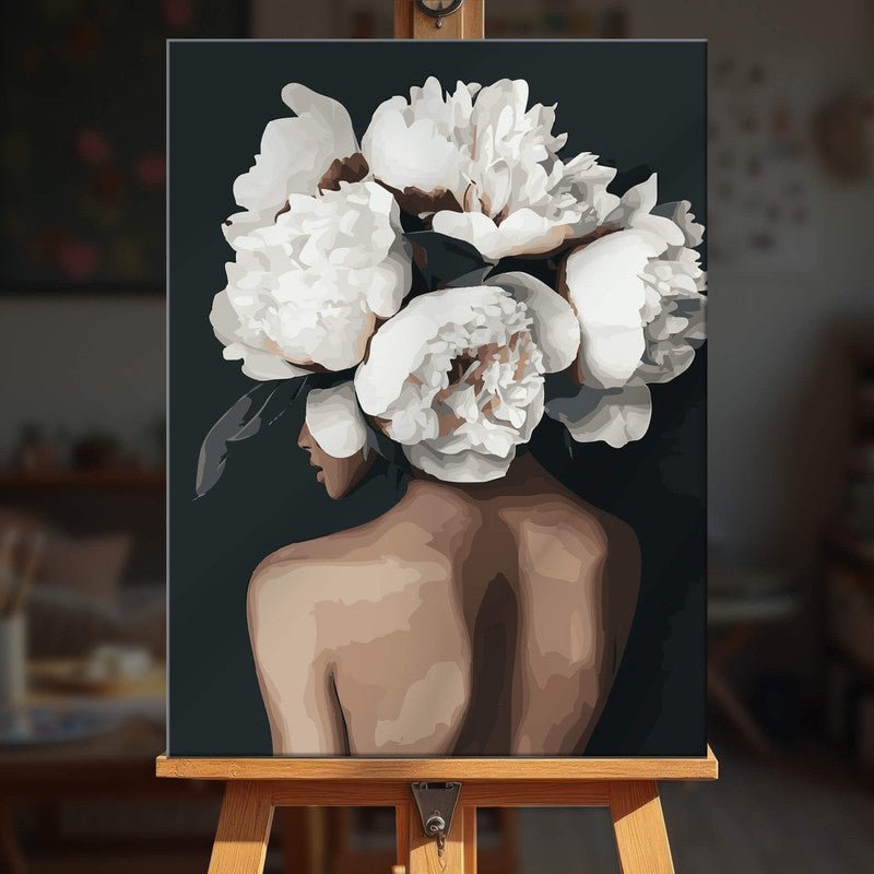Paint by numbers - Crowned by Petals - MyArt