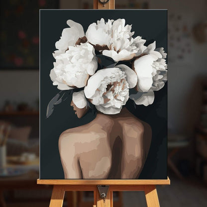 Paint by numbers - Crowned by Petals - MyArt