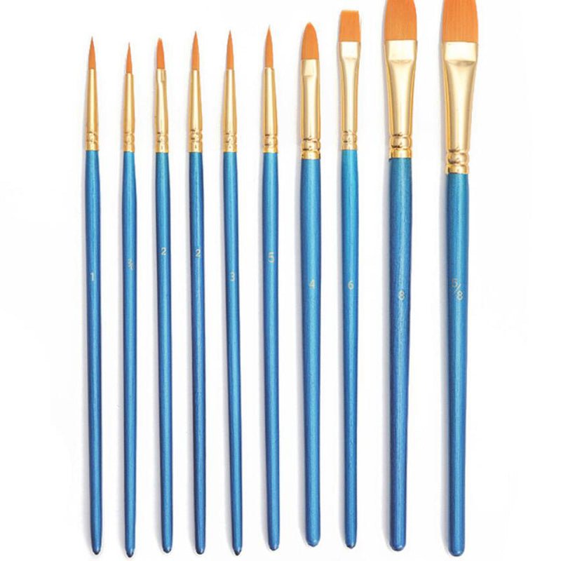 Paint by numbers - Premium Brush Set (Blue) - MyArt