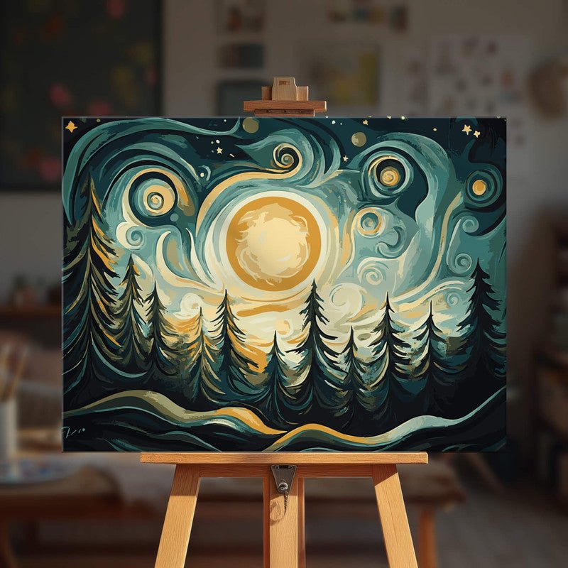 Paint by numbers - Celestial Glow - MyArt
