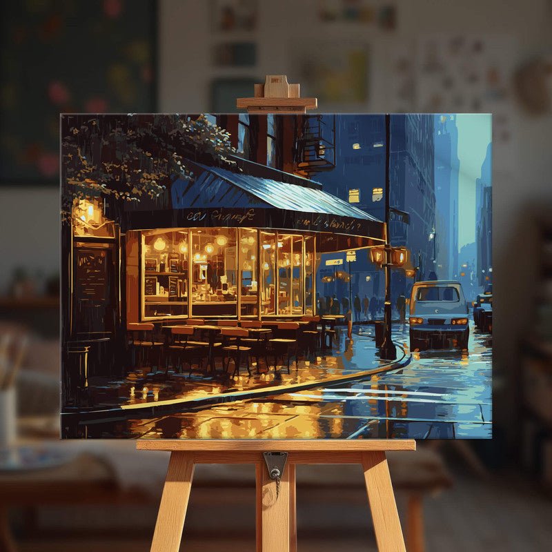 Paint by numbers - City Rain - MyArt