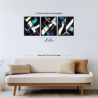 Paint by numbers - Abstract Angles - MyArt