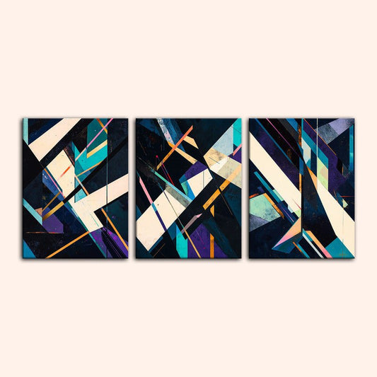 Paint by numbers - Abstract Angles - MyArt