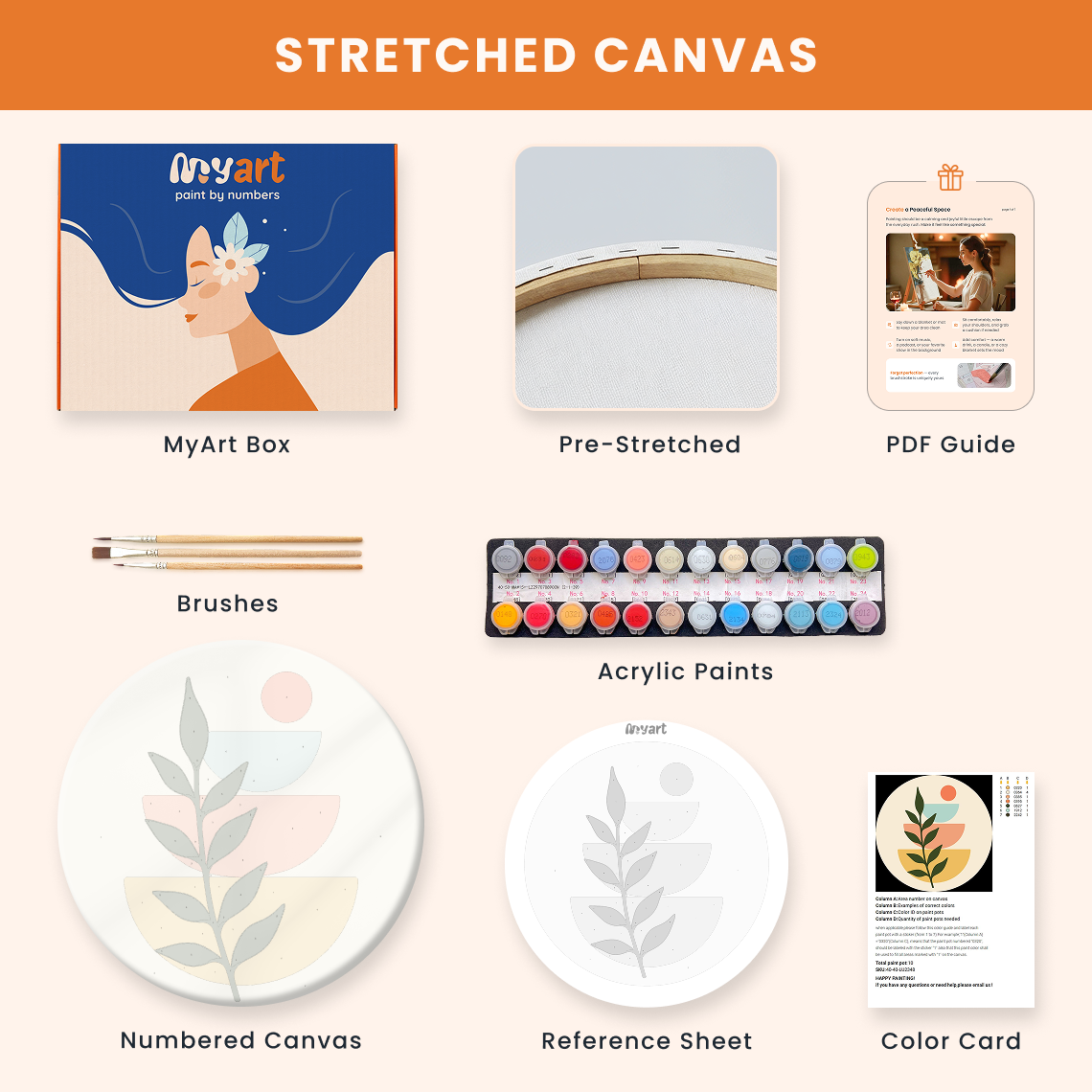 Paint by numbers - Abstract Harmony - MyArt