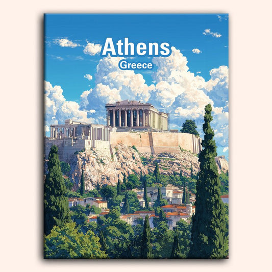 Paint by numbers - Acropolis Hill - MyArt