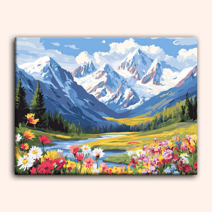 Paint by numbers - Alpine Dreams - MyArt