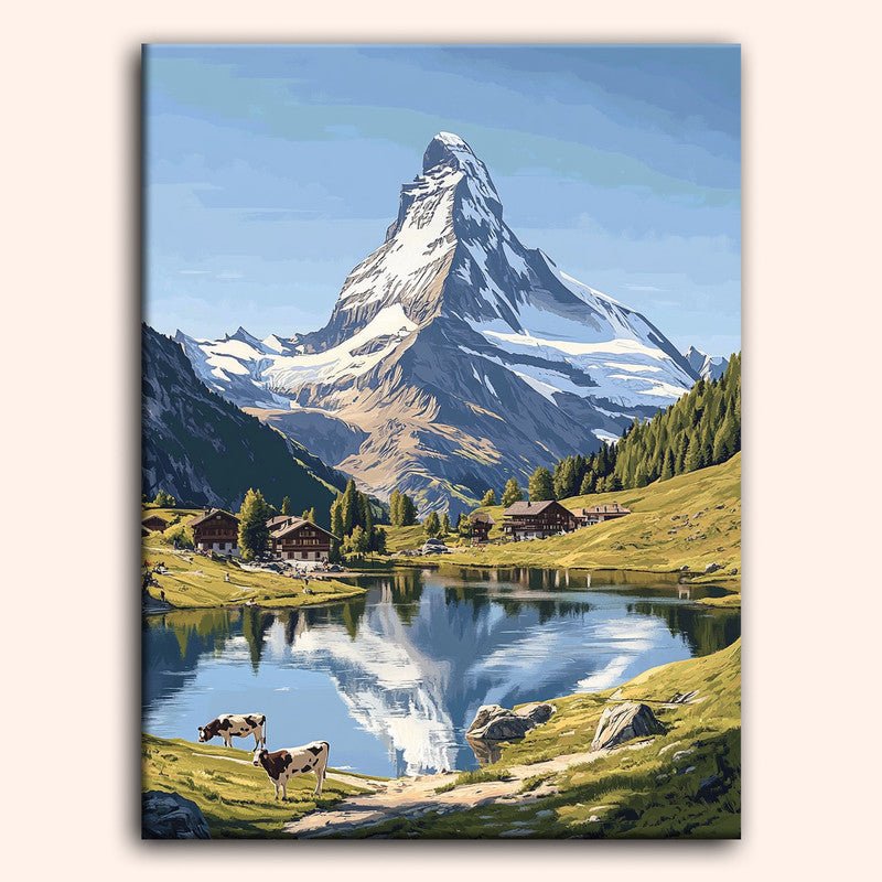 Paint by numbers - Alpine Vista - MyArt