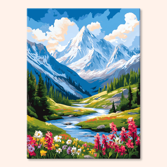 Paint by numbers - Alpine Bliss - MyArt