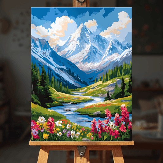 Paint by numbers - Alpine Bliss - MyArt