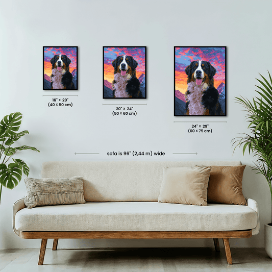 Paint by numbers - Alpine Dog - MyArt