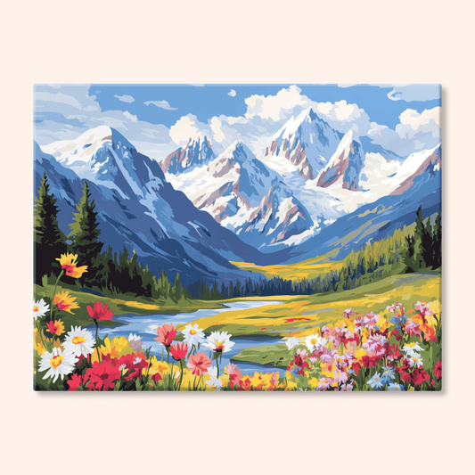 Paint by numbers - Alpine Dreams - MyArt