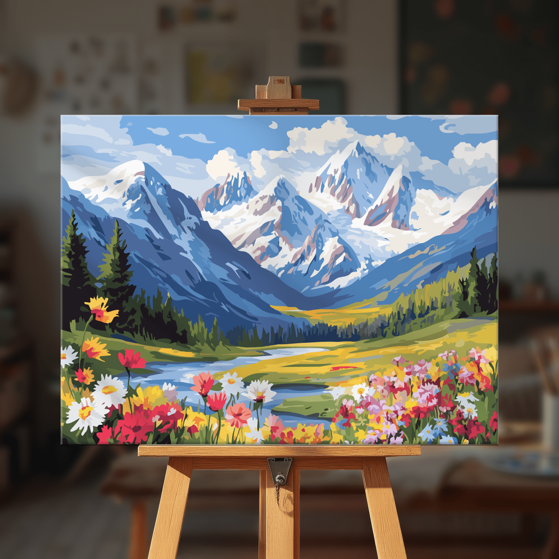 Paint by numbers - Alpine Dreams - MyArt