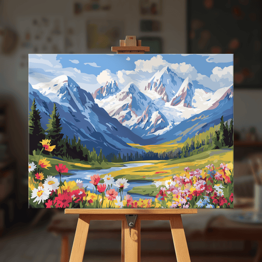Paint by numbers - Alpine Dreams - MyArt