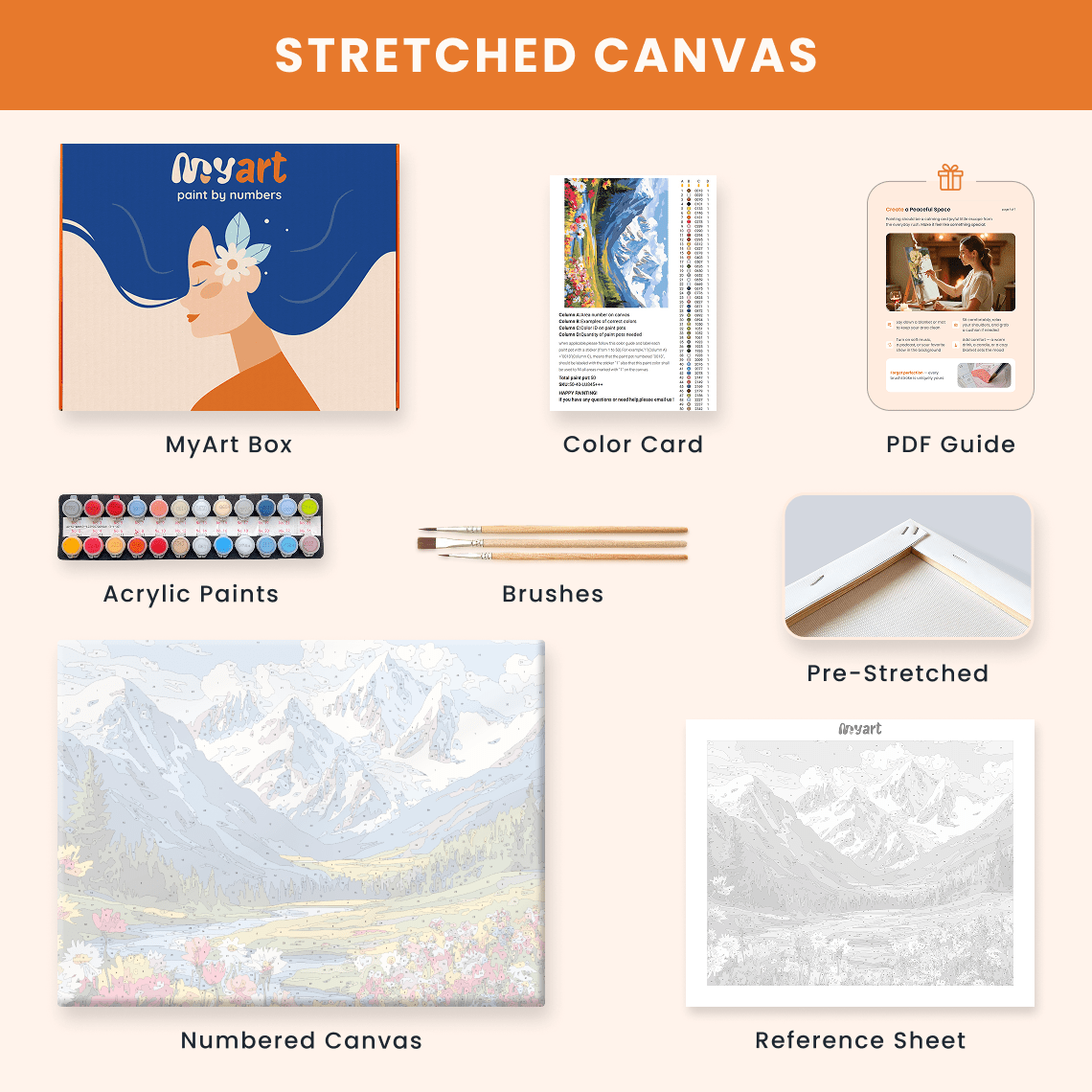 Paint by numbers - Alpine Dreams - MyArt