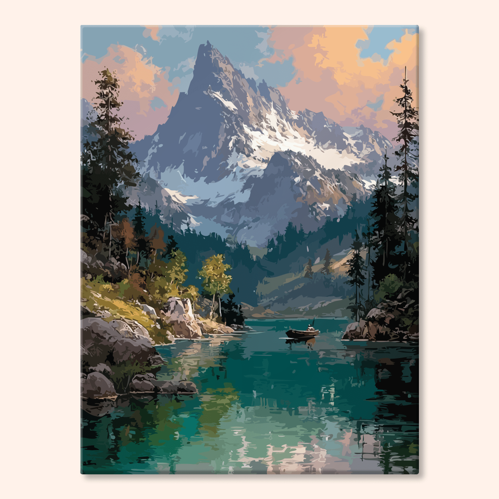 Paint by numbers - Alpine Reflections - MyArt
